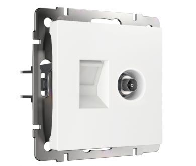 Купить Розетка ТВ+Ethernet Werkel 4690389174414 W1181301 Розетка ТВ+Ethernet Werkel 4690389174414 W1181301