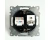 Розетка телевизионная и компьютерная RJ-45 Feron GLS00-7106-05 Катрин 49182
