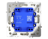 Выключатель с самовозвратом двухклавишный Voltum S70 VLS020604 (шелк)