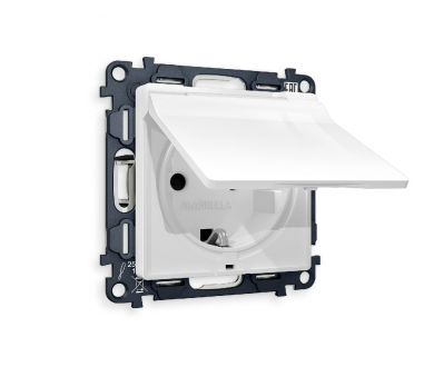 Купить Комплект механизма розетки с/з со шторками и крышкой Ambrella Volt Alfa MA108010 Комплект механизма розетки с/з со шторками и крышкой Ambrella Volt Alfa MA108010