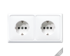 Розетка штепсельная Schuko Jung CD522BF