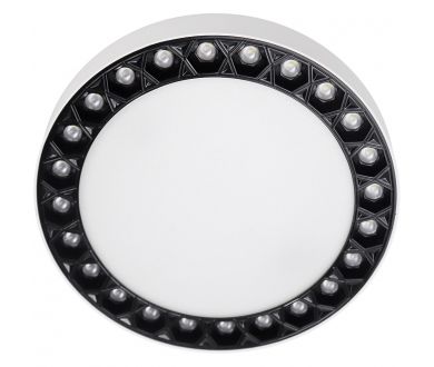 Купить Точечный светильник iLedex Mercury 5552-24W-D165-3/4K-WH+BK Точечный светильник iLedex Mercury 5552-24W-D165-3/4K-WH+BK