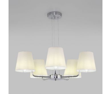 Купить Подвесная люстра Eurosvet Amaretto 60155/5 хром a065002 Подвесная люстра Eurosvet Amaretto 60155/5 хром a065002