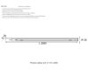 Шинопровод однофазный с питанием и заглушкой Crystal Lux CLT 0.11 01 L3000 WH