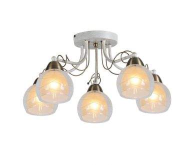 Купить Потолочная люстра Arte Lamp Intreccio A1633PL-5WG Потолочная люстра Arte Lamp Intreccio A1633PL-5WG