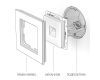 Розетка Werkel Ethernet RJ-45 черный матовый W1181008 4690389156946