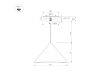 Подвесной светильник Arlight SP-MAKOTO-R550-14W Warm3000 054161