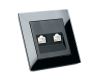 Розетка компьютерная 2-местная RJ-45 Stekker Катрин GLS00-7006-05 39509
