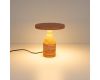 Настольная лампа Arlight SP-CROOD-TAB-R22.5x24-7W Warm3200-MIX (RD-BRG, 140 deg, 230V) (IP20, Травертин) 061732