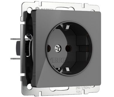Купить Розетка с заземлением Werkel 4690389197505 W1171044 a064090 Розетка с заземлением Werkel 4690389197505 W1171044 a064090