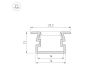 Профиль Arlight PDS-FS-2000 ANOD 038687