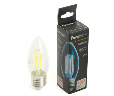 Купить Светодиодная лампа Feron LB-1208 E27 8W 6400K 51243 Светодиодная лампа Feron LB-1208 E27 8W 6400K 51243
