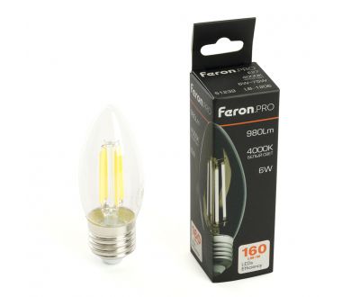 Купить Светодиодная лампа Feron LB-1206 E27 6W 4000K 51239 Светодиодная лампа Feron LB-1206 E27 6W 4000K 51239