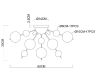 Потолочная люстра Arte Lamp Molecule A8313PL-5CC