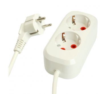 Купить Удлинитель двухместный Stekker Home 49341 Удлинитель двухместный Stekker Home 49341