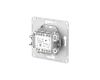 Переключатель 2-клавишный, сх.6/2, 10АХ, Systeme Electric AtlasDesign Белый ATN000165S
