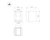 Уличный настенный светильник Arlight LGD-WALL-VARIO-S104x129-2x6W Warm2700 052704