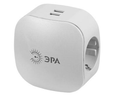Купить Сетевой разветвитель ЭРА SP-3e-USB-2A Б0015243 Сетевой разветвитель ЭРА SP-3e-USB-2A Б0015243