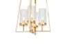 Подвесная люстра Lumina Deco LDP 1247-4 F.GD