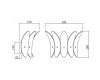 Настенный светильник iLamp Gramercy W15602-2 ANB+CL