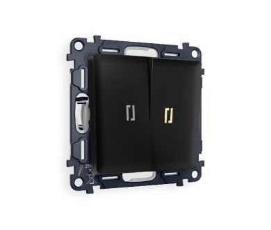 Купить Комплект механизма 2-кл выключателя с подсветкой Ambrella Volt Alfa MA804010 Комплект механизма 2-кл выключателя с подсветкой Ambrella Volt Alfa MA804010