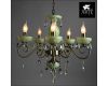 Подвесная люстра Arte Lamp Onyx Green A9592LM-5AB