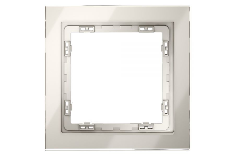 Рамка на 1 пост Voltum S70 VLS110103 (кашемир, стекло)