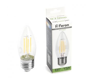 Купить Лампа светодиодная Feron LB-713 Свеча E27 11W 4000K 38273 Лампа светодиодная Feron LB-713 Свеча E27 11W 4000K 38273
