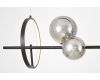 Подвесной светильник Lumina Deco LDP 7033-10 BK+GY