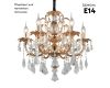 Подвесная люстра Omnilux Grosseto OML-77723-06