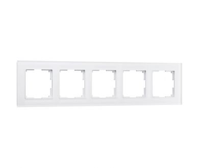 Купить Рамка на 5 постов Werkel Favorit белый матовый W0051105 4690389160103 Рамка на 5 постов Werkel Favorit белый матовый W0051105 4690389160103
