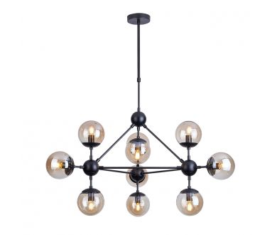 Купить Подвесная люстра Arte Lamp Bolla A1664SP-10BK Подвесная люстра Arte Lamp Bolla A1664SP-10BK
