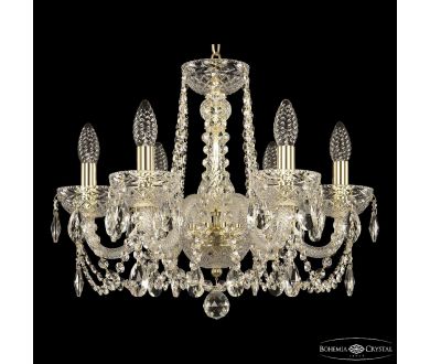 Купить Подвесная люстра Bohemia Ivele Crystal 5402/6/165 G Clear/M-1F Подвесная люстра Bohemia Ivele Crystal 5402/6/165 G Clear/M-1F