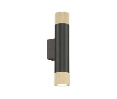 Купить Настенный светильник iLedex Delta 2365-2 BK+BR Настенный светильник iLedex Delta 2365-2 BK+BR