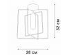 Потолочный светильник Vitaluce V3793-1/1PL