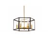 Подвесная люстра Lumina Deco Lorton LDP 1142-6 BK+MD