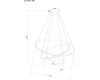 Подвесной светильник Arte Lamp Meridiana A2198SP-3WH