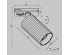 Трековый однофазный светильник Maytoni Calipso TR218-1-GU10-W