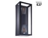 Уличный настенный светильник Arte Lamp Belfast A4569AL-2BK