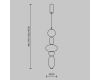 Подвесной светильник Maytoni Adore MOD297PL-L24BS3K1