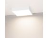 Потолочный светильник Arlight IM-QUADRO-EMERGENCY-3H-S350x350-33W Warm3000 (WH, 120 deg, 230V) 041010
