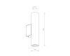 Настенный светильник Nowodvorski Fourty Wall M Brass/Black 10754