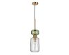 Подвесной светильник Escada Gloss 1141/1S Antique copper/Green/Clear