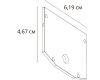 Внешняя заглушка для магнитного шинопровода Arte Lamp Linea-Accessories A483206E