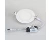 Встраиваемый светильник Arlight MS-EDGE-R120-6W Warm3000 (WH, 115 deg, 230V) (IP44 Металл) 049176