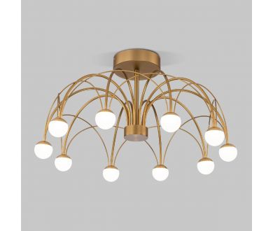 Купить Люстра на штанге Eurosvet Ragno 90031/10 LED золото a069303 Люстра на штанге Eurosvet Ragno 90031/10 LED золото a069303