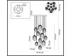 Каскадная люстра Odeon Light Mussels 5038/11