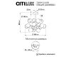 Люстра на штанге Citilux Tonga CL212193