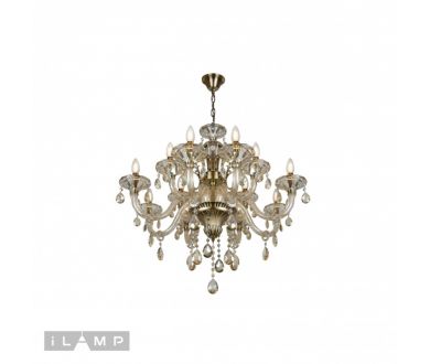 Купить Подвесная люстра iLamp Asia 61079-8+4 BR Подвесная люстра iLamp Asia 61079-8+4 BR