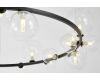 Подвесная люстра Lumina Deco LDP 7033-24 BK+CL